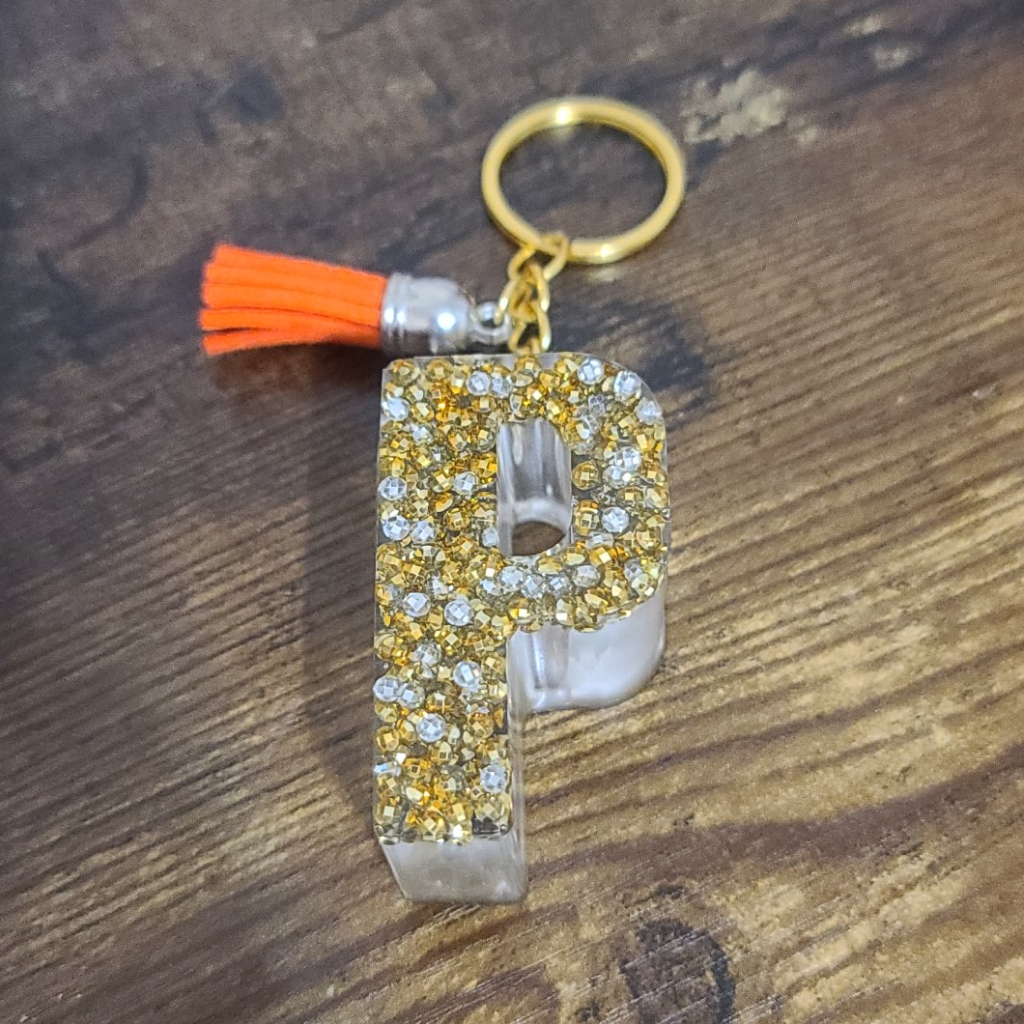 Handmade Initial Keychain